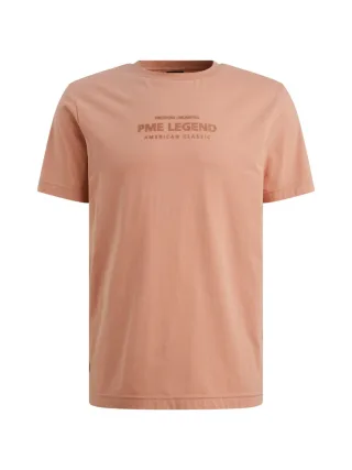 PME Legend - T-Shirt aus Baumwolljersey mit Artwork pink - Gr. - L