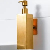 ELMOWO Seifenspender ohne Bohren 220ml Edelstahl für Wandmontage - Spender für Flüssigseife, (mit 3M-Klebefläche & Spezialkleber, für Wandbefestigung), für Badezimmer und Küche
