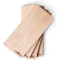 Grillfürst Räucherbrett Grillfürst Räucherbretter Buche 29 x 13 x 1cm 4er Set