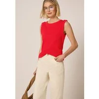 STREET ONE STUDIO Ripptanktop mit Rundhalsausschnitt