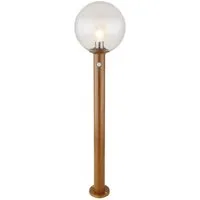 GLOBO LIGHTING Außen-Stehlampe OSSY, Leuchtmittel wechselbar, Außenleuchte mit Sensor für Garten & Weg