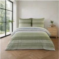 Buymax Bettwäsche Vanda, Yetta, Renforcé, 2 teilig, Bettbezug-Set 155x220 cm 100% Baumwolle mit Reißverschluss hochwertig