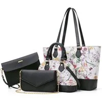 LuxusKollektion Handtasche Handtasche Damen 4-teiliges Set Schultertasche Tragetasche Damen