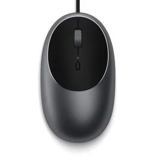 Satechi C1 USB-C Wired Mouse space gray
