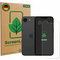 ScreenLeaf Displayschutzfolie Schutzfolie für Apple iPhone 17e (Display+Kamera), 2 Stück, nachhaltiger Displayschutz Schutz Folie Klar Transparent