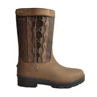 Brogini - "Tetbury" Landstiefel für Damen, Narbiges Leder (Braun)