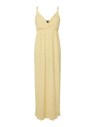 PIECES - PCFLORA SL STRAP DRESS JRS MSA BC French Vanilla - Gr. - L