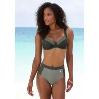 LASCANA Bügel-Bikini-Top Yuna, mit kontrastfarbenen Einsätzen