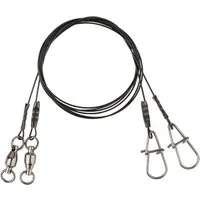 Savage Gear Kunstköder Savage Gear Black7 Trace 50cm 0,60mm 25kg - 2 Stahlvorfächer