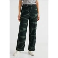 STREET ONE 7/8-Hose Style Emee bedruckt, mit Taschen, weites Bein