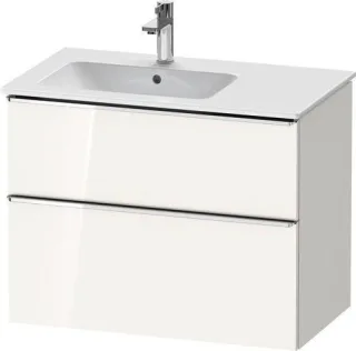 Duravit D-Neo Waschtischunterbau wandhängend Weiß Hochglanz 810x462x625 mm - DE4366010220000 DE4366010220000