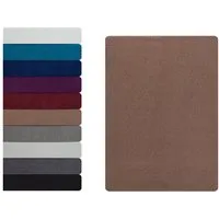 Hometex Premium Textiles Spannbettlaken aus Frottier Stoff bis 23 cm Steghöhe, Frottee, Gummizug: Rundumgummizug, Kuschelig warm und extra weich, ideal für die kalte Jahreszeit
