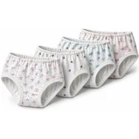 EloModa Taillenslip 4x Damen Slips Unterhosen Unterwäsche Baumwolle, 36/38 - 56/58 (4-St) 100% Baumwolle, 4er Pack Damen Unterhosen
