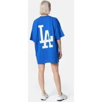 Worldclassca T-Shirt Worldclassca Oversized T-SHIRT LA Print Washed Tee Sommer Oberteil Neu