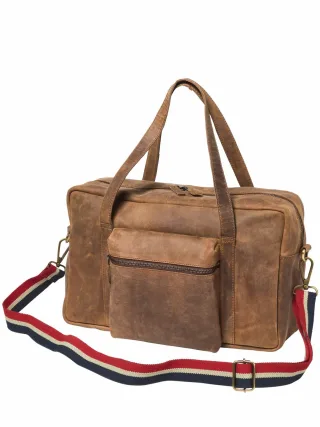 Mey & Edlich Herren Leichter Weekender Braun Rindleder