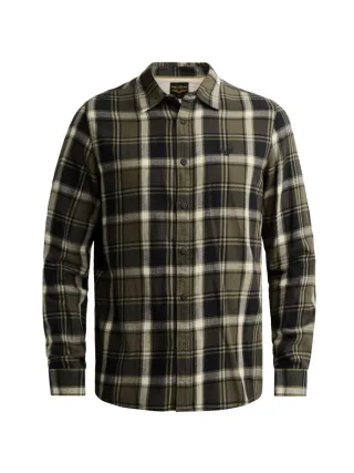 PME Legend - Hemd mit Holzfällerkaromuster grün - Gr. - XL