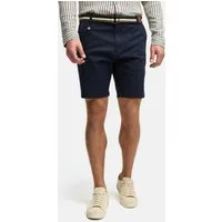 Indicode Chinoshorts Herren INThews Chino Shorts Herrenshorts aus Twill mit passendem Gürtel