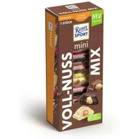 Ritter SPORT Schokolade, Ritter Sport Mini 7er Voll-Nuss Mix Schokolademischung Packung 116g