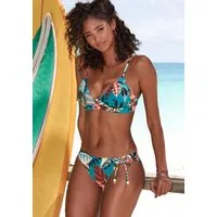 Buffalo Triangel-Bikini-Top Moana, mit modernem Allover-Print