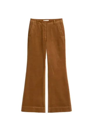 Marc OPolo Casual - Cordhose flared Umbra Brown - Gr. - 34