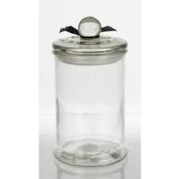 BURI Vorratsglas Vorratsglas 640ml transparent Vorratsdose Aufbewahrungsglas Dekoglas, Glas