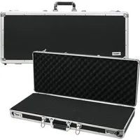 HMF Aufbewahrungsbox Transportkoffer mit zwei 3er Zahlenschlössern und Schnappverschluss, abschließbare Spannverschlüsse, Koffer mit Schaumstoff 82 x 36 x 12 cm