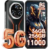 OUKITEL WP55 36+256GB 5G Outdoor Smartphone (16,76 cm/6.6 Zoll, 256 GB Speicherplatz, 108 MP Kamera, 5G, Android 15, 6.6" FHD 120Hz, NFC, OTG, IP68 Wasserdicht)
