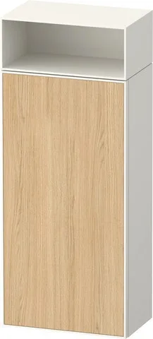 Duravit Zencha Halbhochschrank Natur Eiche & Weiß Matt & Supermatt 400x240x961 mm - ZE1351L30840000 ZE1351L30840000