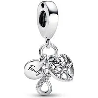 Pandora Charm-Einhänger 792201C01 Charm-Anhänger Damen Family Infinity Triple Sterling-Silber