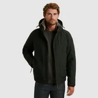 PME LEGEND Winterjacke mit abnehmbarer Kapuze und verdecktem Reißverschluss