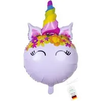 little Birthday Aufblasbares Partyzubehör Einhorn zum aufblasen für eine Party, Einhorn