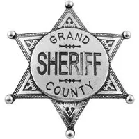 Metamorph Cowboy-Kostüm Grand County Sheriffstern, Originalgetreue Replik dieses klassischen Abzeichens