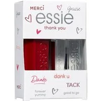 essie Nagellack-Set GIFT SET, 2-tlg., ideal als Geschenk, stärkt die Nägel sofort & gleicht Unebenheiten aus