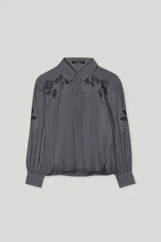Luisa Cerano - Blusen / Hemden Weiblich cool grey - Gr. - 40