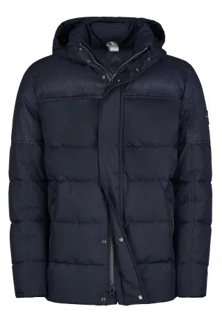 CALAMAR - Material Mix Steppjacke dark blue - Gr. - 56