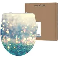 Schütte WC-Sitz Magic Light, Duroplast, mit Absenkautomatik und Schnellverschluss, High Gloss
