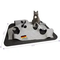 CAT MOUNTAiN ... Deine Katze wird es lieben Tier-Intelligenzspielzeug Katzenspielzeug Katzenteppich Kratzmatte intelligentes Spielen