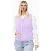 Worldclassca Fellimitatweste Worldclassca Teddy Weste Warm Kuschelig Kurz Herbst Winter Ärmellos Neue Kollektion - Stilvolle und gemütliche Mode für Damen