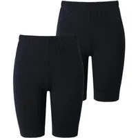 Studio Untold Leggings Radler Doppelpack schmales Bein elastischer Bund (2-tlg)