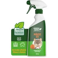 GreenHero Vergrämungsmittel Mäuse-Ex Spray zur Mäuseabwehr, 500 ml