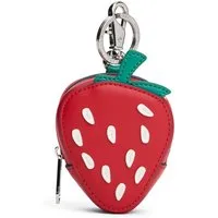 Tommy Jeans Schlüsselanhänger TJW FRUIT COIN PURSE STRAWBERRY, Taschen-, Schlüsselanhänger, Taschen Charm, Bag Charm in Erdbeerform