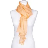 Seidenschal Seidenschal Halstuch Schal Apricot