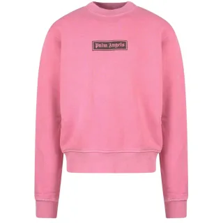 Palm Angels - Gd Box Logo - Rundhalsausschnitt In Rosa
