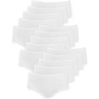 Schöller Taillenslip 15er Pack Damen Taillenslip Baumwolle (Packung, 15-St) Zwickel
