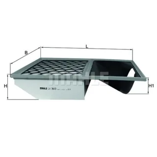 Mahle Luftfilter Iveco Daily 4 5 6