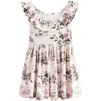 LAURA ASHLEY Jerseykleid Laura Ashley Jersey-Kleid mit Rüschen (1-tlg)
