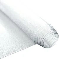 COFI 1453 Tischdecke (1-tlg), PVC Tischschutzfolie, lebensmittelgeeignet, Frostglas-Optik