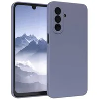 EAZY CASE Handyhülle TPU Hülle für Samsung Galaxy A17 6,7 Zoll, Silikon Schutzhülle mit Kameraschutz Matt Back Cover Soft Eis Blau