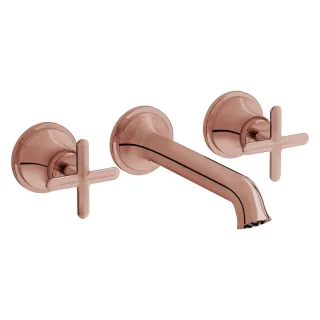 VitrA Origin Classic Zweigriff-Waschtischarmatur Fertigmontageset Unterputzmontage Kupfer,A4289029 A4289029