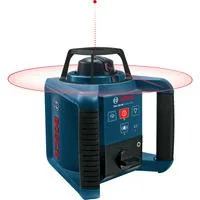 Rotationslaser GRL 250 HV Professional blau/schwarz, rote Laserlinie, mit Fernbedienung, im Koffer